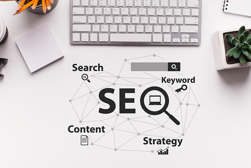 Image shows SEO & Search Intent visually.